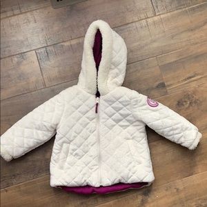 Soft US Polo white and purple lined jacket
